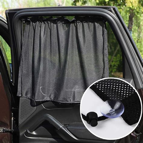 Ckraxd Car Curtains And Sunshades Summer Mesh Suction Cup Car Sunshade