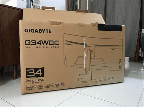 Gigabyte G Wqc Inch Hz Ultra Wide Curve Monitor Computers