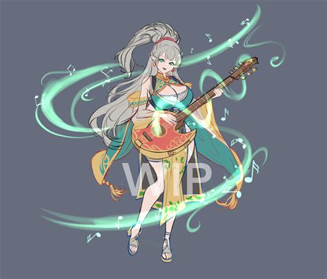[WIP] Bard DnD Character design by Macaron07 on DeviantArt