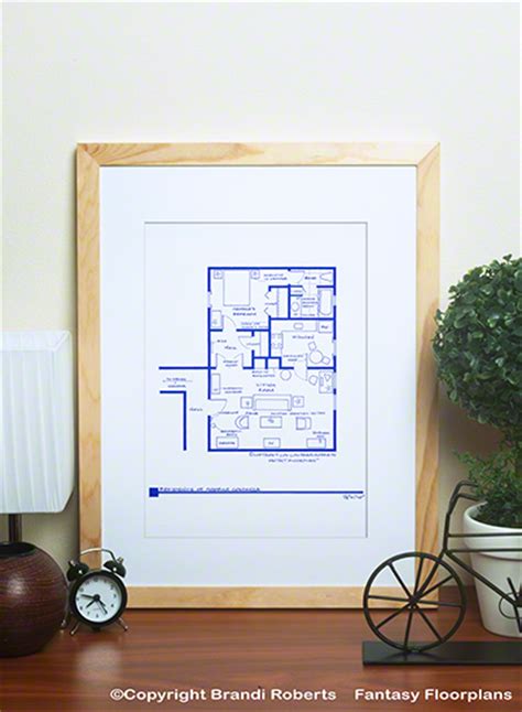 Seinfeld Layout | George's Apartment Floor Plan