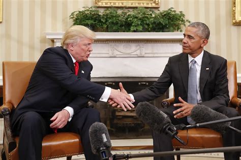 Le Foto Dellincontro Tra Obama E Trump Il Post