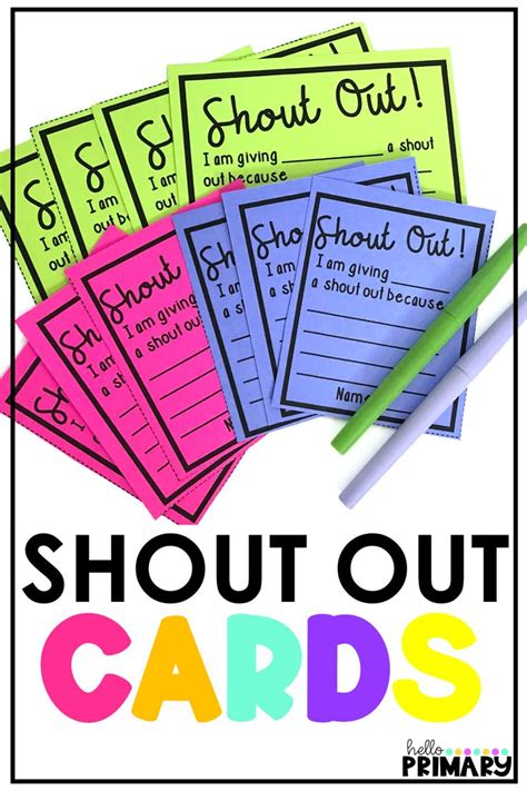 Staff Shout Out Template