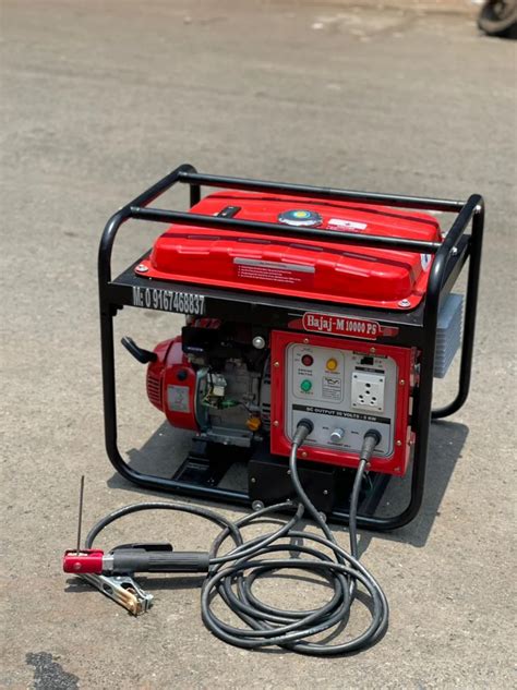 Kw Bajaj M Petrol Portable Welding Generator Set At Rs