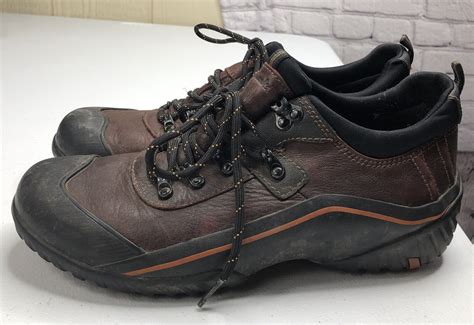 Clarks Muckers Shoes Men 10M Brown Waterproof Leather Hiking Gardening