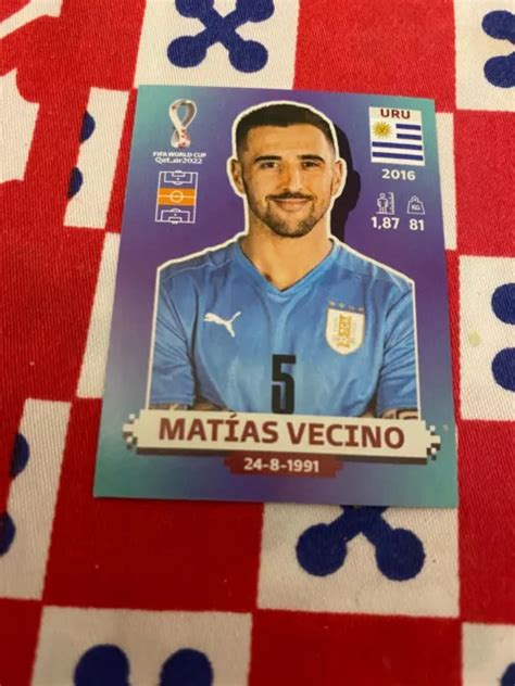 PANINI WORLD CUP Qatar 2022 Figurina Nr Uru 16 Edicola Mint Matias