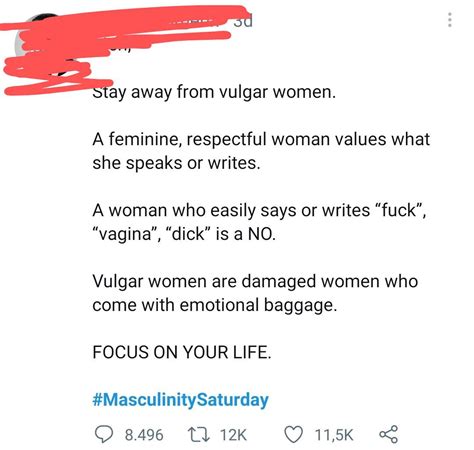 Yeah Cause Saying Vagina Makes You Vulgar R NotHowGirlsWork