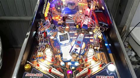 Pinball Machine Flipper Shaq Attaq Gottlieb Led Youtube