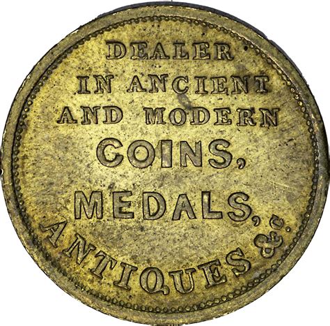 William Webster Coin Dealer Token
