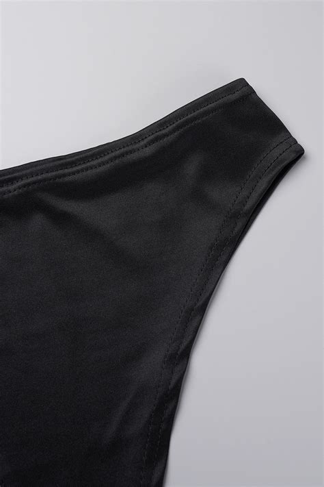 Wholesale Black Sexy Patchwork Hot Drilling See Through Backless Slit Spaghetti Strap Long Dress