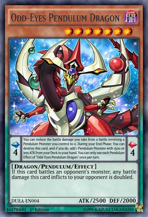 Odd Eyes Pendulum Dragon Yugioh By Yeidenex On Deviantart