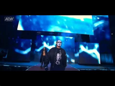 Sting With Darby Allin Entrance AEW June 21 2023 4K YouTube