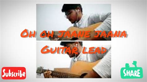 Oh Oh Jaane Jaana Salman Khan Guitar Lead Youtube