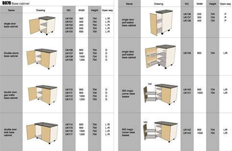 Modular Kitchen Cabinet Base Cabinet 01 For Diy Kitchen Furniture