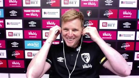 Bournemouth V Leicester Eddie Howe Full Post Match Press Conference Premier League Youtube