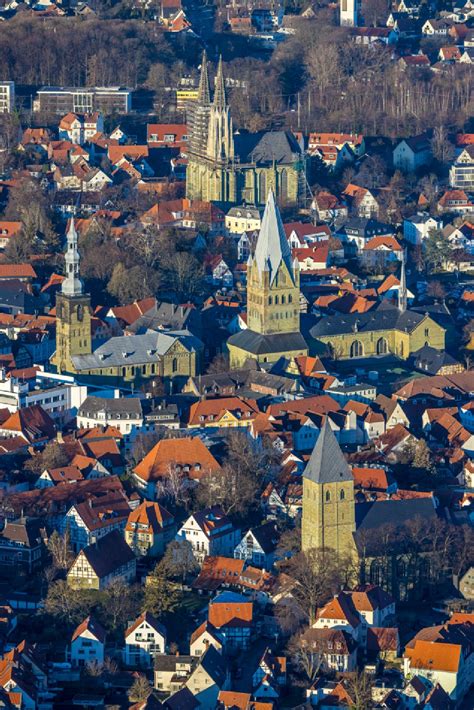 Soest Von Oben Kirchengeb Ude St Patrokli Dom Und St Petri In Soest