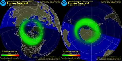 predict aurora locations  intensity  aurora forecast map
