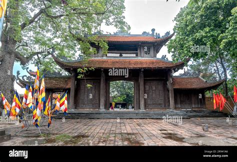 Famous Ancient Temple In Hung Yen Province Vietnam Nom Pagoda Is Also