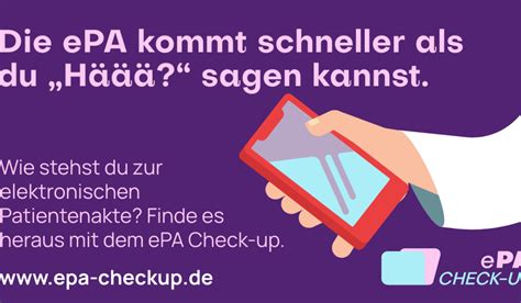 PR Journal EPA Check Up Orientierung Zur Elektronischen Patientenakte