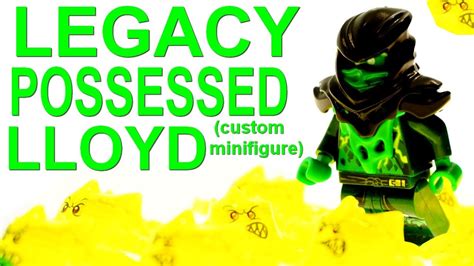 Lego Ninjago Legacy Possessed Lloyd Custom Minifigure Youtube