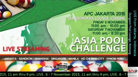 APC Asia Pool Challenge 2015 Jakarta 2015 11 06 16h13 Manila 1 Vs