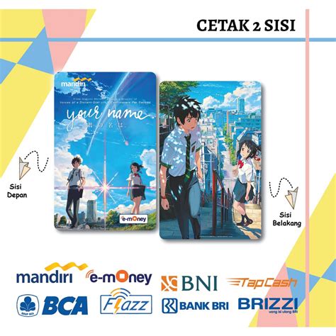 Jual KARTU EMONEY ETOLL ANIME JEPANG KIMI NO NAWA YOUR NAME EMONEY