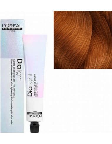 Profesionalūs plaukų dažai L Oreal Professionnel Dia Light 7 4 Copper Blonde 50 ml kainos nuo 9