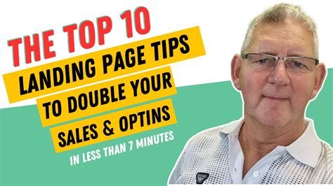 Top Landing Page Tips To Double Your Sales Conversions Youtube