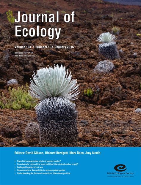 Journal of Ecology: Vol 104, No 1