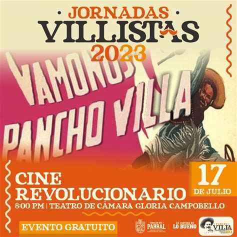 ProyectarÁn La PelÍcula “vÁmonos Con Pancho Villa”