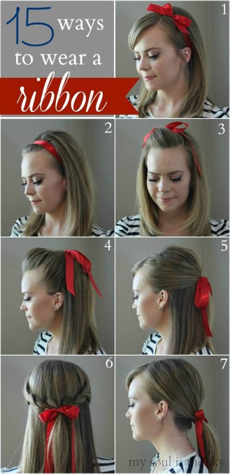 15 Ways to Wear a Hair Ribbon | Home and Heart DIY