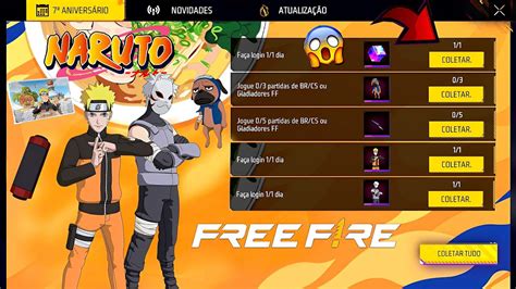 Urgente Pegue A Skin Do Naruto Nova Parceria Tens Por Ouro Emote