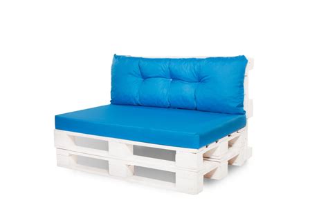 Coussin De Palettes Assise X Et Dossier X Cm Couleur Bleu