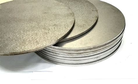 Mild Steel Discs Metal Flat Circle 25mm 228 6mm In Diameter 1 5mm