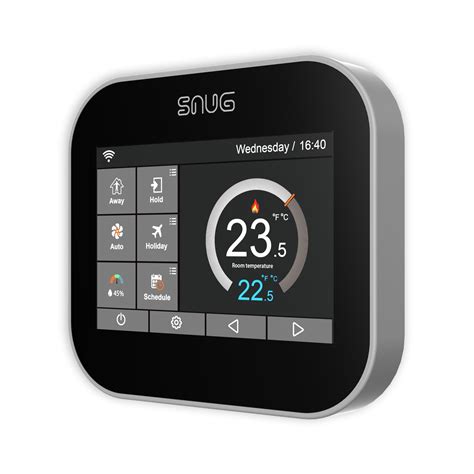 Snug Wifi Thermostat Black Underfloor Heating Porcelain Superstore