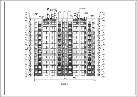 某小区11层框剪结构住宅楼建筑设计方案图住宅小区土木在线