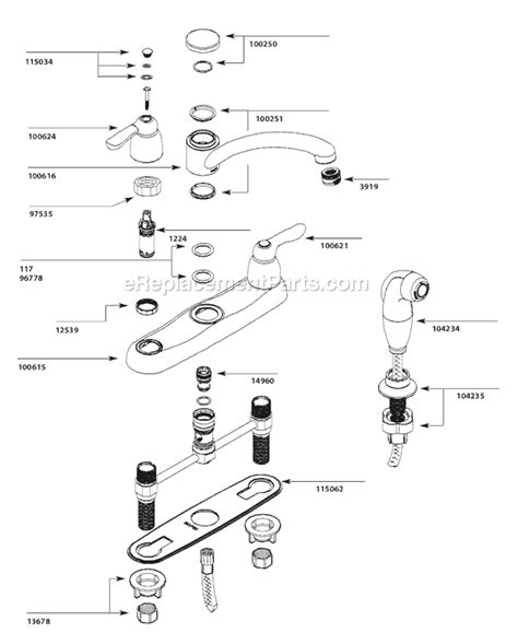 Moen Chateau Kitchen Faucet Parts Diagram Things In The Kitchen