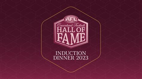 Queensland Football Hall Of Fame Live Youtube