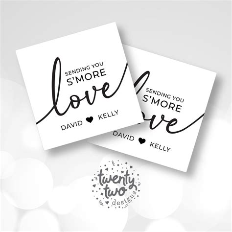 S More Love Wedding Favor Tags Etsy