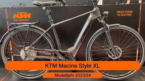 KTM Macina Style XL Modelljahr 2023 2024 YouTube