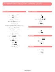 Phys Midterm Equations Pdf Phys Midterm Equations