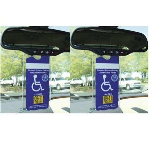 Handicapped Disabled Parking Placard Protective Car Holder (Set of 4) - Walmart.com - Walmart.com