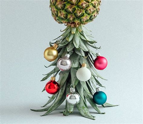 Pineapple Christmas Trees Are The Perfect Zero Waste And Budget