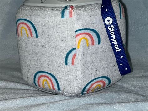 Storypod Sleeve Grey Rainbows Etsy