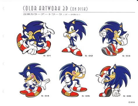 Sonic Adventure Style Guide Sonic Expression Sheet Rsonicthehedgehog