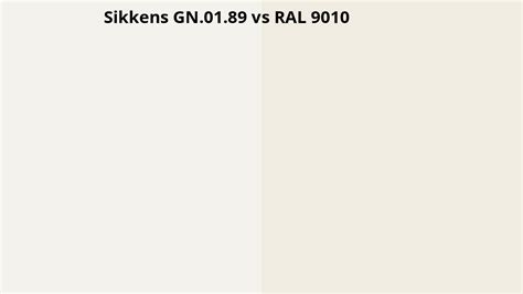 Sikkens Gn 01 89 Omzetten Naar Ral 9010 Ral Kleuren