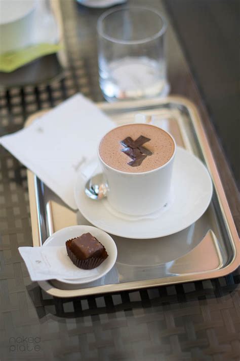 Sprüngli Truffle Cake wonky chocolate cake Naked Plate