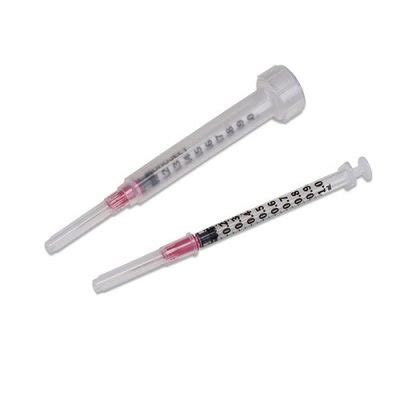 Cardinal Monoject Tuberculin Syringe 1 Ml 25 Gauge 5 8 Inch