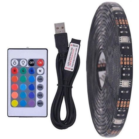 Kit Banda Led Rgb Cu Usb Zenino Lungime M Led Uri Telecomanda