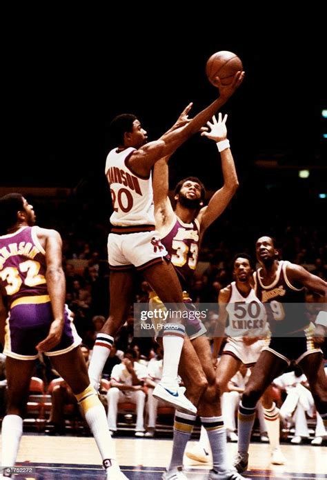 Micheal Ray Richardson Of The New York Knicks Drives To The Basket