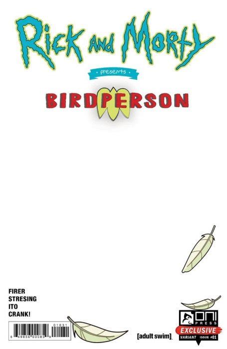 Rick And Morty Presents Birdperson 1 Oni Press Comic Book Value